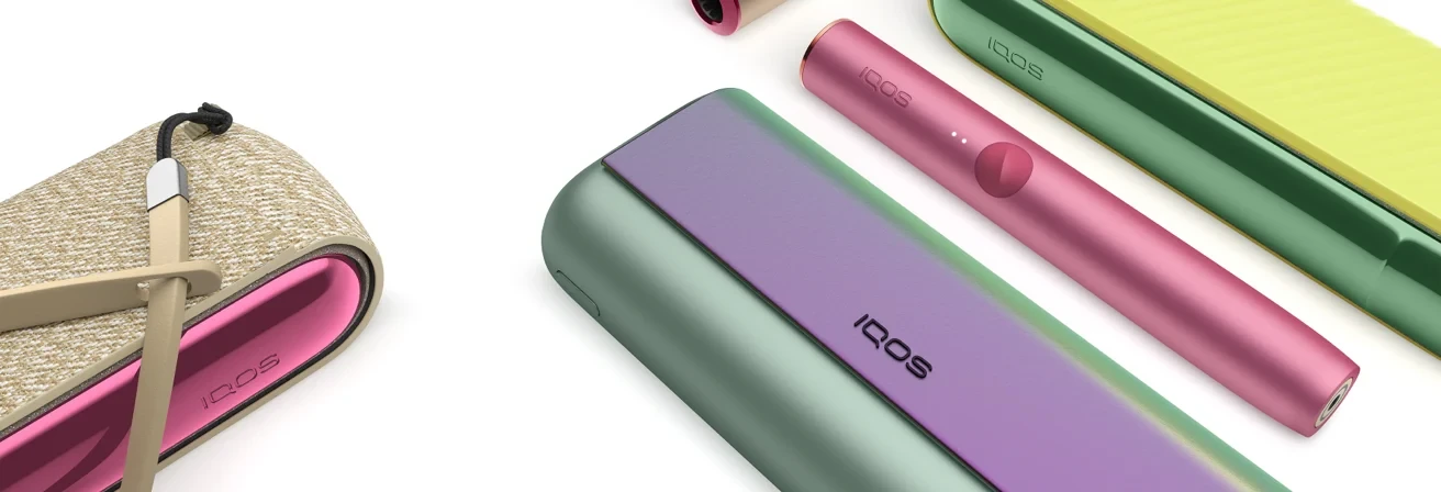 Zubehör für IQOS Iluma in vielen verschiedenen Farben und Materialien erhältlich Zubehör in vielen verschiedenen Farben und Materialien